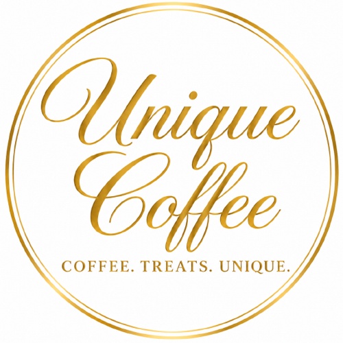 Unique Coffee gold logo